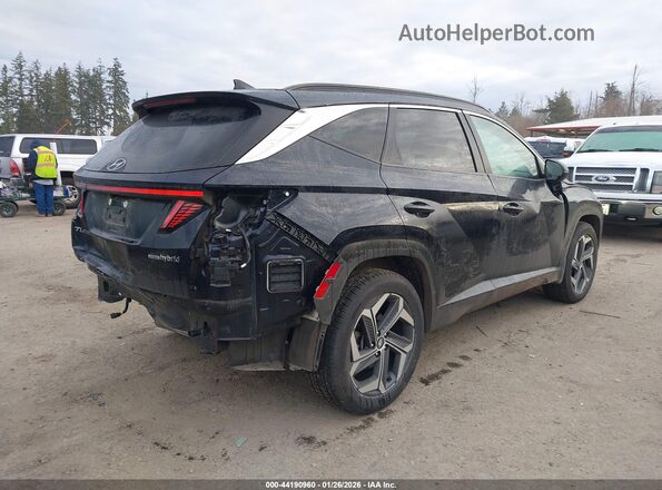 KM8JFCA18NU024795 2022 HYUNDAI TUCSON HYBRID Blue Задня права чверть