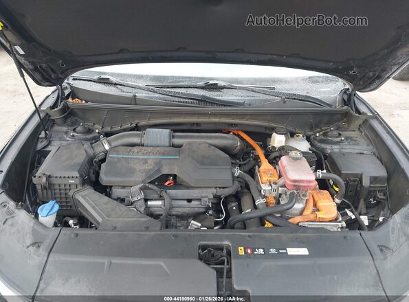 KM8JFCA18NU024795 2022 HYUNDAI TUCSON HYBRID Blue Вид ззаду
