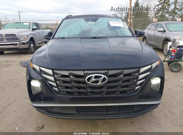 KM8JFCA18NU024795 2022 HYUNDAI TUCSON HYBRID Blue Вид задньої частини салону