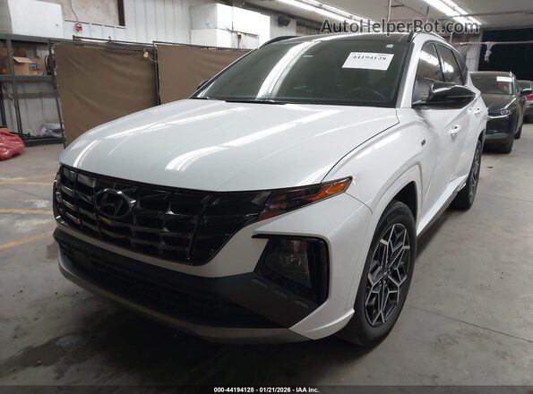 KM8JFCD14RU159287 2024 HYUNDAI TUCSON HYBRID Белый Передняя левая четверть