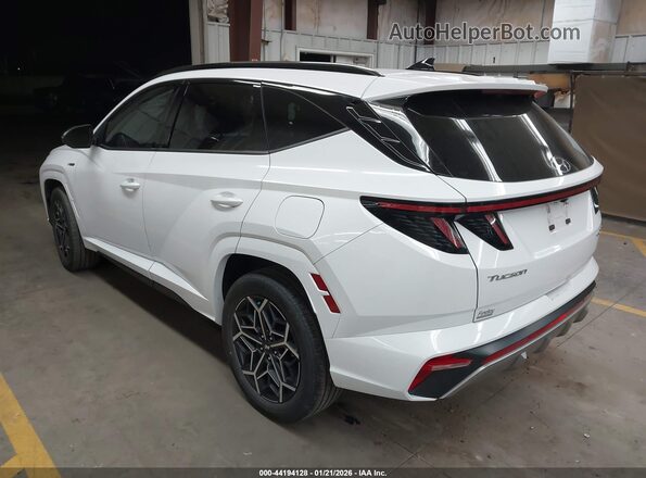 KM8JFCD14RU159287 2024 HYUNDAI TUCSON HYBRID Белый Задняя левая четверть