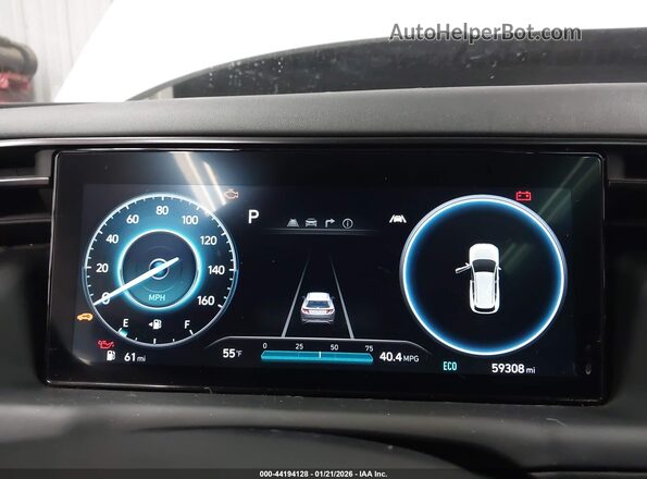 KM8JFCD14RU159287 2024 HYUNDAI TUCSON HYBRID Белый Вид задних сидений