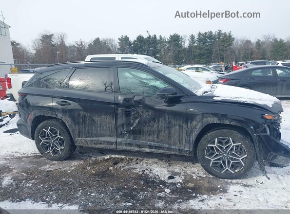 KM8JFCD17RU153144 2024 HYUNDAI TUCSON HYBRID Black Rear interior view