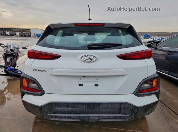 KM8K12AA0LU583879 2020 HYUNDAI KONA White Հետևի տեսք