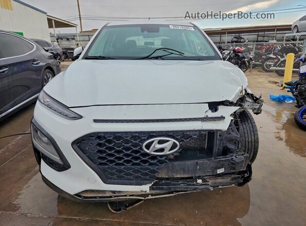 KM8K12AA0LU583879 2020 HYUNDAI KONA White Դիմացի տեսք
