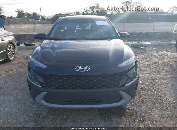 KM8K22AB4NU855410 2022 HYUNDAI KONA Black Вид щитка приладів