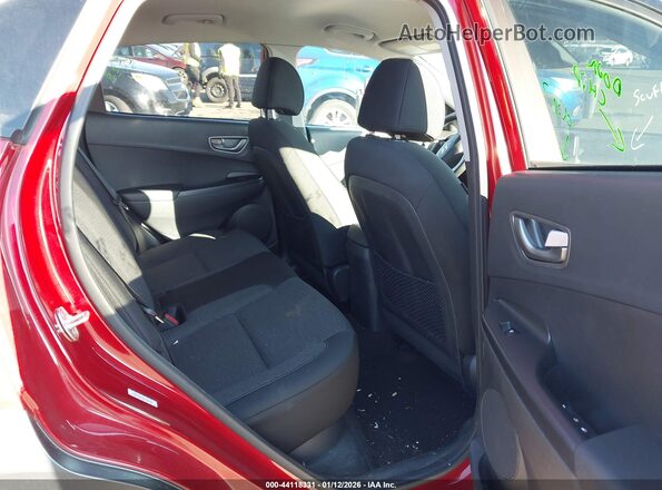 KM8K23AG4MU106302 2021 HYUNDAI KONA ELECTRIC Red Widok naklejki z numerem VIN