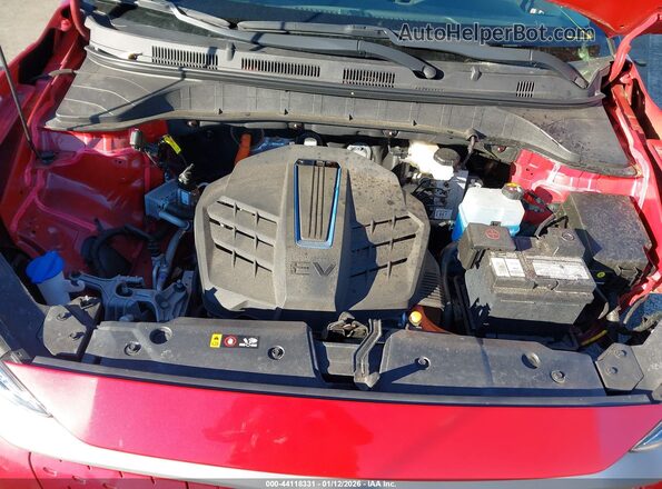 KM8K23AG4MU106302 2021 HYUNDAI KONA ELECTRIC Red Widok z tyłu