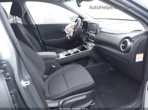 KM8K23AG6LU090635 2020 HYUNDAI KONA ELECTRIC Gray Widok wnętrza z przodu
