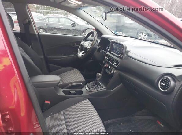 KM8K2CAA7JU077062 2018 HYUNDAI KONA Red Սալոնի դիմացի տեսք