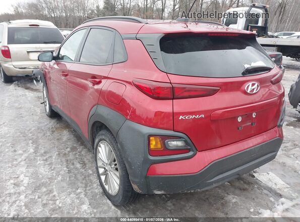 KM8K2CAA7JU077062 2018 HYUNDAI KONA Red Հետևի ձախ