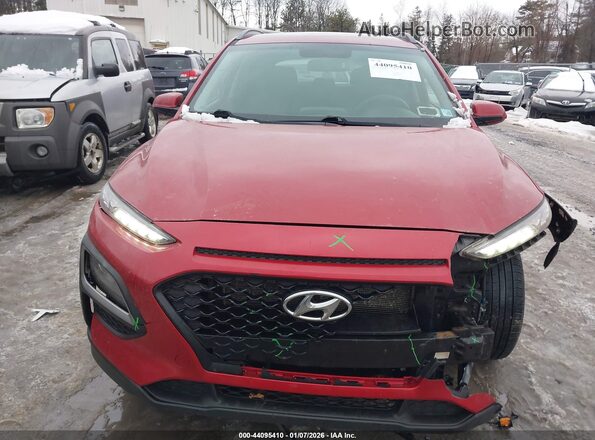 KM8K2CAA7JU077062 2018 HYUNDAI KONA Red Սարքավորումների վահանակի տեսք