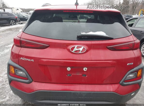KM8K2CAA7JU077062 2018 HYUNDAI KONA Red 