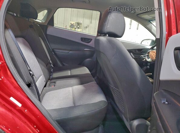 KM8K2CAA7LU408015 2020 HYUNDAI KONA Black Widok wnętrza z tyłu