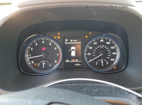 KM8K2CABXNU889163 2022 HYUNDAI KONA Серый Вид щитка приборов
