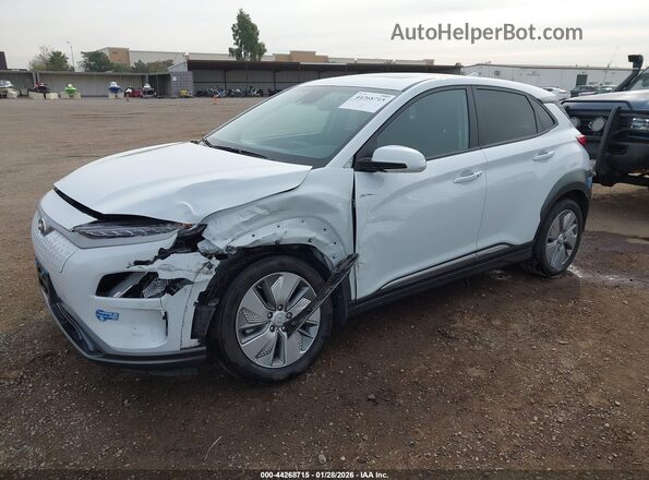 KM8K33AG3MU111441 2021 HYUNDAI KONA ELECTRIC White Przód lewy