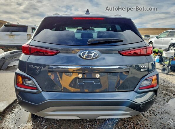 KM8K3CA50MU736460 2021 HYUNDAI KONA Серый 