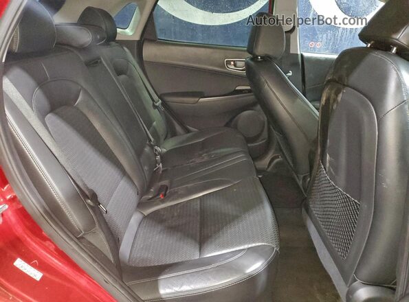 KM8K53AG2MU127608 2021 HYUNDAI KONA Red უკანა სალონის ხედი