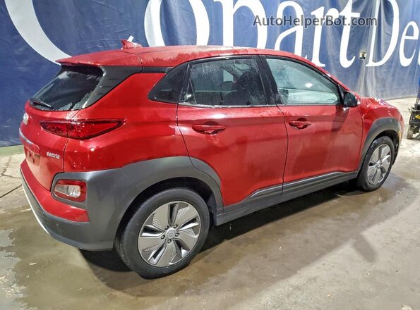 KM8K53AG2MU127608 2021 HYUNDAI KONA Red უკანა მარჯვენა