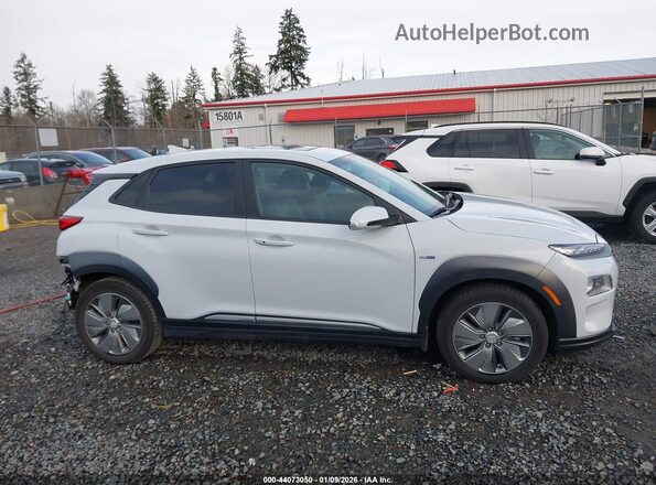 KM8K53AG3LU064503 2020 HYUNDAI KONA ELECTRIC Gray Vista interior trasera