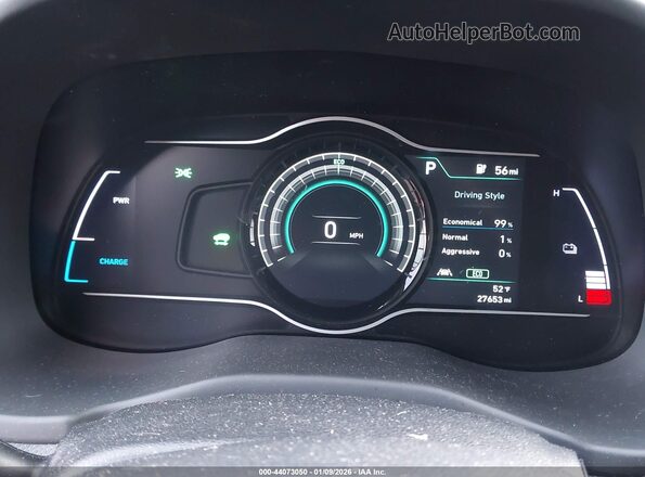 KM8K53AG3LU064503 2020 HYUNDAI KONA ELECTRIC Gray Vista de los asientos traseros
