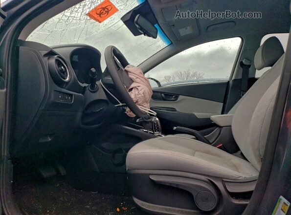 KM8K6CAB3NU928468 2022 HYUNDAI KONA Silver Vista interior delantera