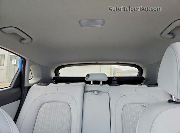 KM8K6CAB4NU919990 2022 HYUNDAI KONA Blue უკანა სავარძლების ხედი