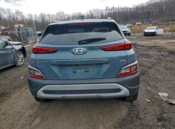 KM8K6CAB6PU952699 2023 HYUNDAI KONA Blue Հետևի տեսք