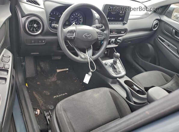 KM8K6CAB6PU952699 2023 HYUNDAI KONA Blue Առջևի վահանակի տեսք