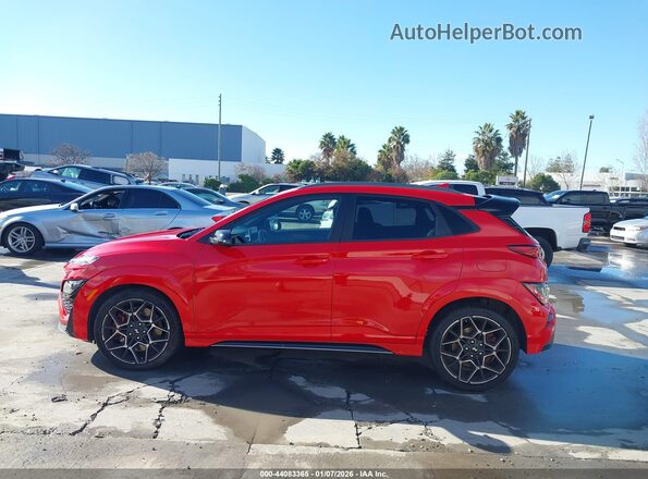 KM8KH3AC2NU001349 2022 HYUNDAI KONA N Red სალონის 360-გრადუსიანი ხედი