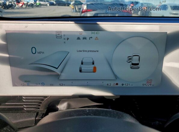 KM8KM4AE4NU070370 2022 HYUNDAI IONIQ Серый Вид щитка приборов