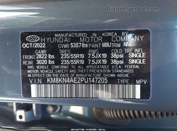 KM8KN4AE2PU147205 2023 HYUNDAI IONIQ 5 Green Engine compartment view