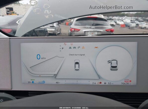 KM8KNDAF0PU180244 2023 HYUNDAI IONIQ 5 Gray Widok tylnych siedzeń