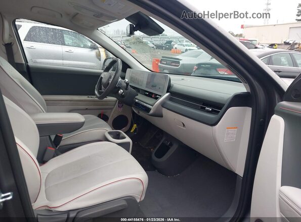KM8KNDAF0PU180244 2023 HYUNDAI IONIQ 5 Gray Widok wnętrza z przodu