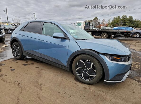 KM8KNDAF1NU049028 2022 HYUNDAI IONIQ Синий Передняя правая четверть