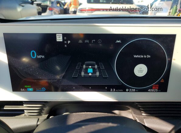 KM8KNDAF4NU047919 2022 HYUNDAI IONIQ Gray Widok zestawu wskaźników