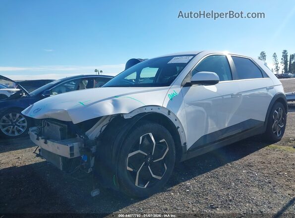 KM8KNDAF6PU189417 2023 HYUNDAI IONIQ 5 White წინა მარცხენა ხედი სამი მეოთხედიდან
