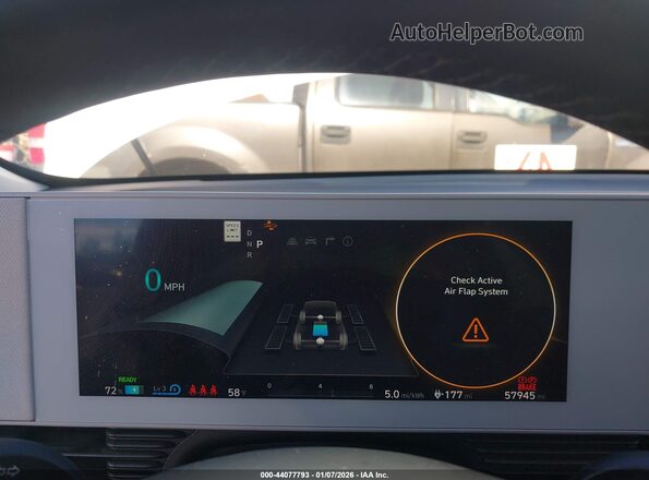 KM8KNDAF6PU189417 2023 HYUNDAI IONIQ 5 White უკანა სავარძლების ხედი