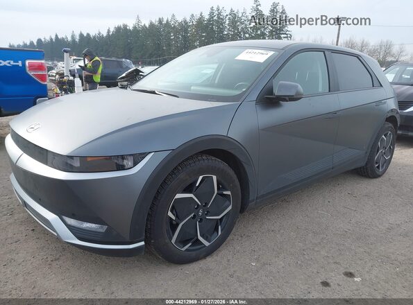 KM8KNDAF8PU142924 2023 HYUNDAI IONIQ 5 Gray Vista tres cuartos delantera izquierda