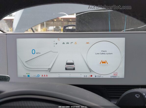 KM8KNDAF8PU142924 2023 HYUNDAI IONIQ 5 Gray Vista de los asientos traseros
