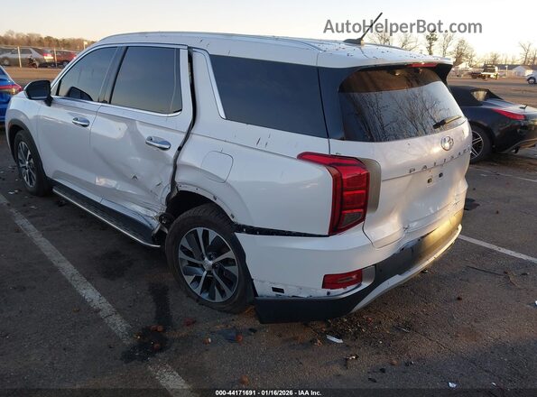 KM8R2DHE0NU472817 2022 HYUNDAI PALISADE White უკანა მარცხენა