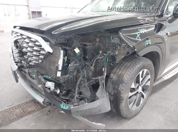 KM8R2DHE8MU214737 2021 HYUNDAI PALISADE Black Դիմացի տեսք