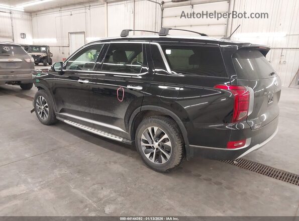 KM8R2DHE8MU214737 2021 HYUNDAI PALISADE Black Հետևի ձախ