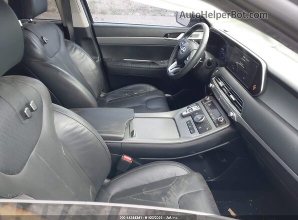 KM8R44HE1LU041085 2020 HYUNDAI PALISADE Black Widok wnętrza z przodu
