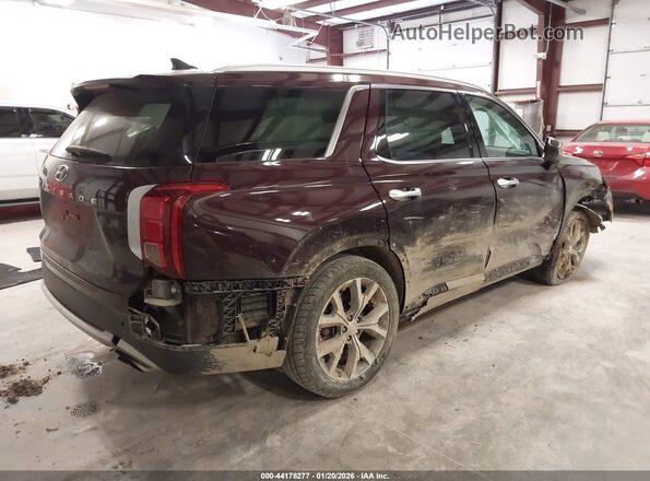 KM8R44HE4NU399025 2022 HYUNDAI PALISADE Фиолетовый Задняя правая четверть