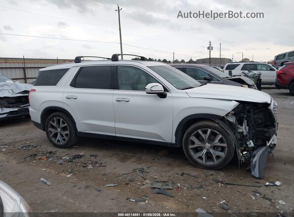KM8R44HE4NU403042 2022 HYUNDAI PALISADE Белый Вид задней части салона