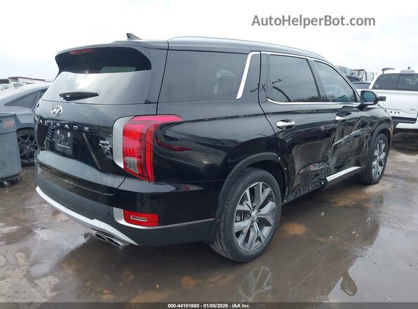KM8R4DHE2NU488432 2022 HYUNDAI PALISADE Black Trasero derecho