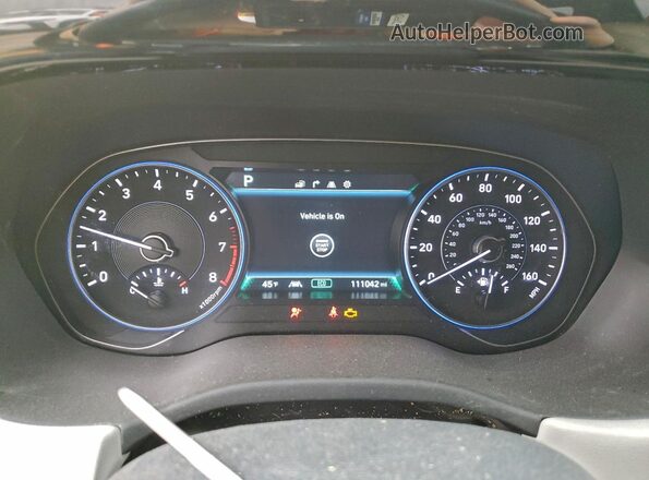 KM8R4DHE8MU299525 2021 HYUNDAI PALISADE Серый Вид щитка приборов