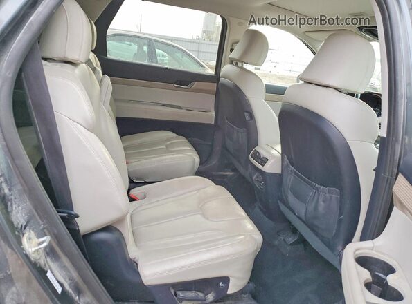 KM8R4DHE8MU299525 2021 HYUNDAI PALISADE Серый Вид задней части салона