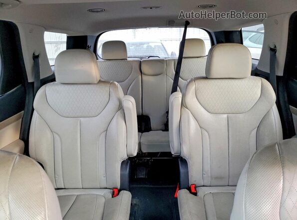 KM8R4DHE8MU299525 2021 HYUNDAI PALISADE Серый Вид задних сидений
